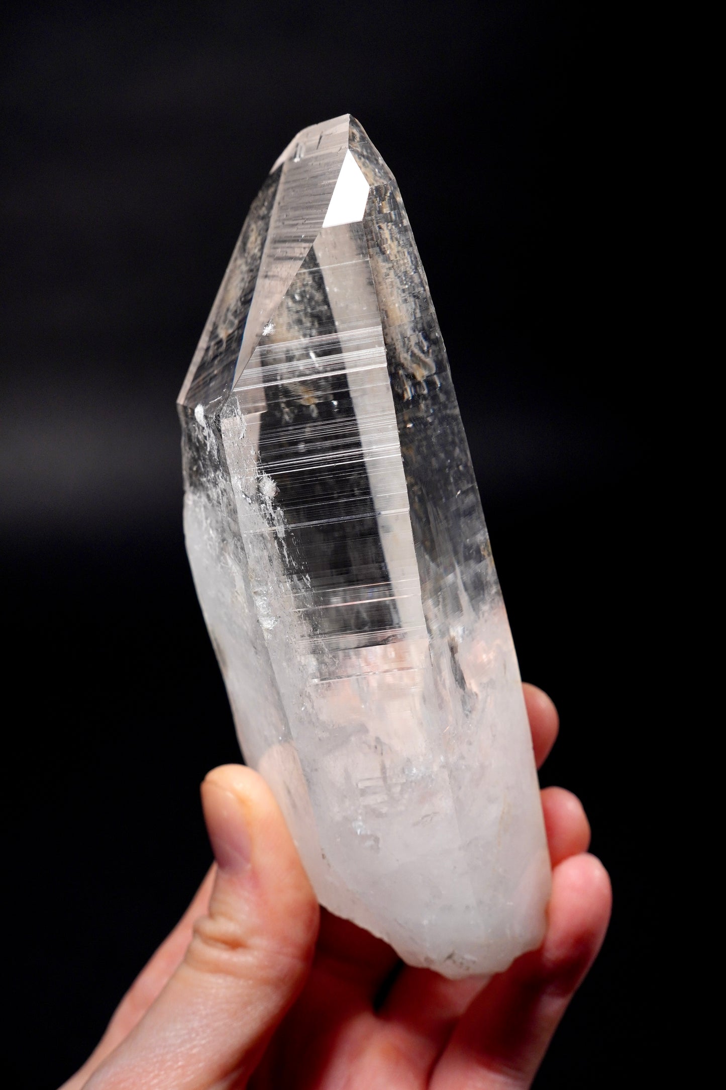 8 sided Chisel Peñas Blancas Lemurian Quartz Crystal Collector Specimen (lot: CO-284) 463g
