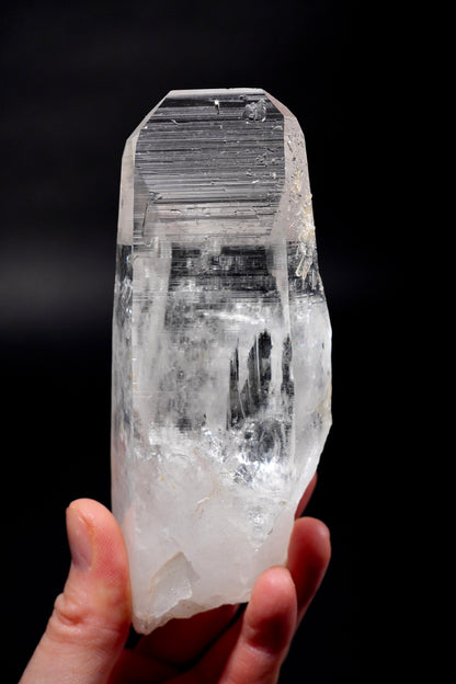 8 sided Chisel Peñas Blancas Lemurian Quartz Crystal Collector Specimen (lot: CO-284) 463g x1