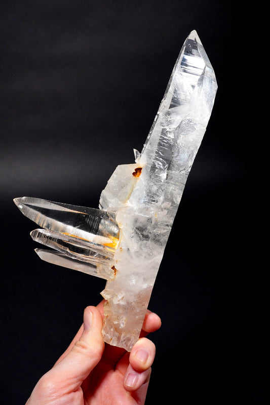 Mind-blowing Sword of Light Lemurian Quartz crystal Collector Specimen (lot: CO-289) 549g