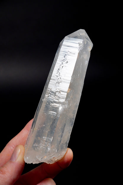 Blue Feather Elestial Lemurian Quartz Sword of Light Collector Specimen (lot: CO-292) 336g x1