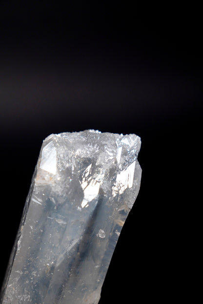 Blue Feather Elestial Lemurian Quartz Sword of Light Collector Specimen (lot: CO-292) 336g x1