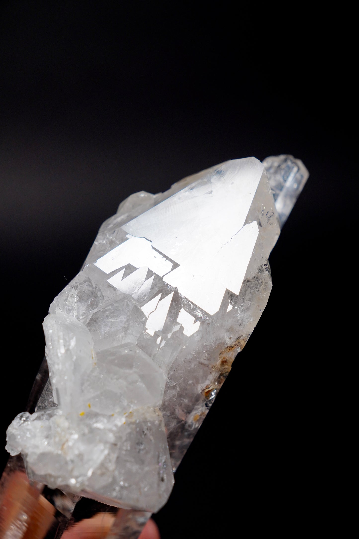 Double terminated, Elestial Tantric Twin Lemurian Quartz Crystal Collector Specimen (lot: CO-295) 585g