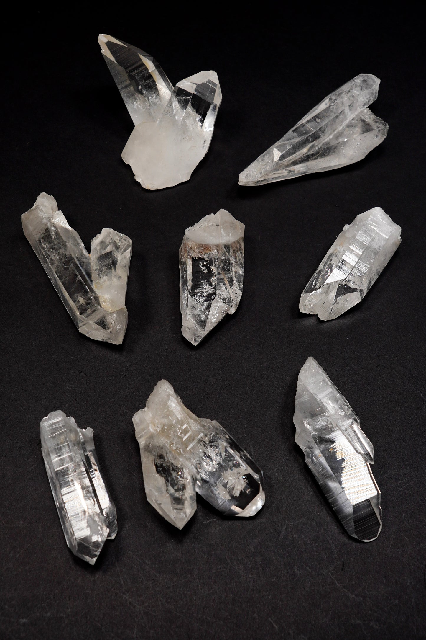 Tantric Twin Super Optical Lemurian Quartz crystal Points (SO-235)