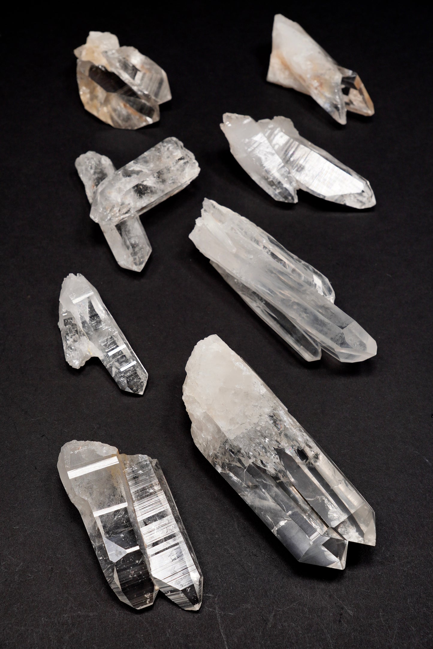 Tantric Twin Super Optical Lemurian Quartz crystal Points (SO-236)