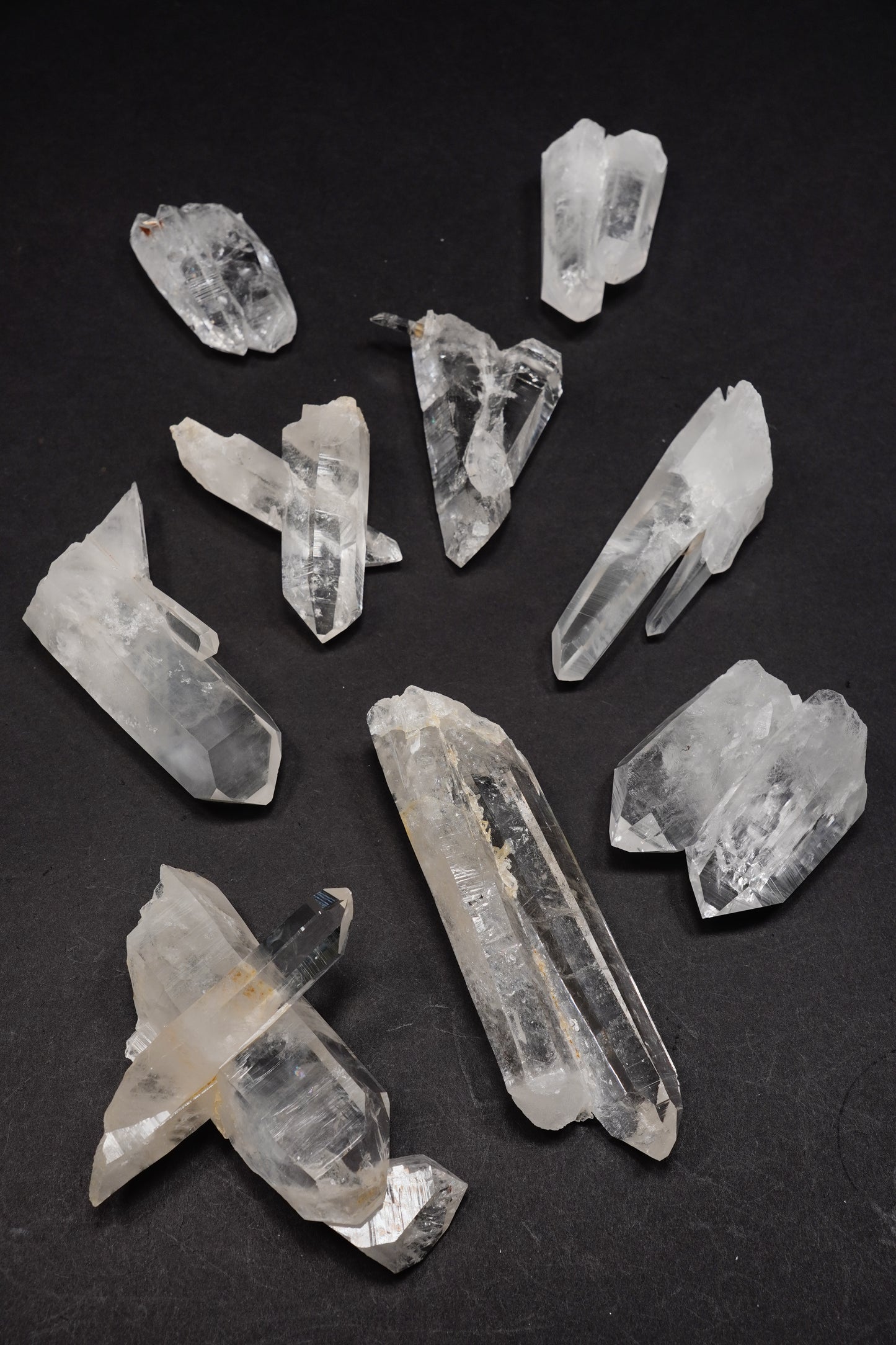 Tantric Twin Super Optical Lemurian Quartz crystal Points (SO-237)