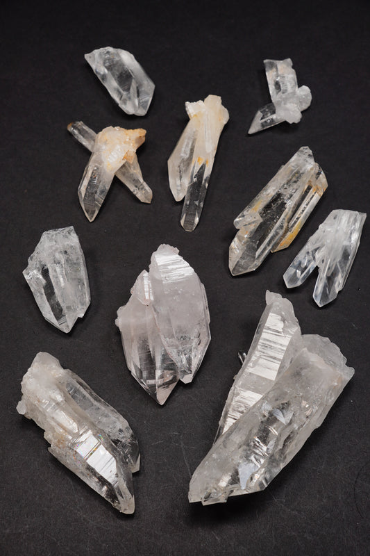 Tantric Twin Super Optical Lemurian Quartz crystal Points (SO-239)