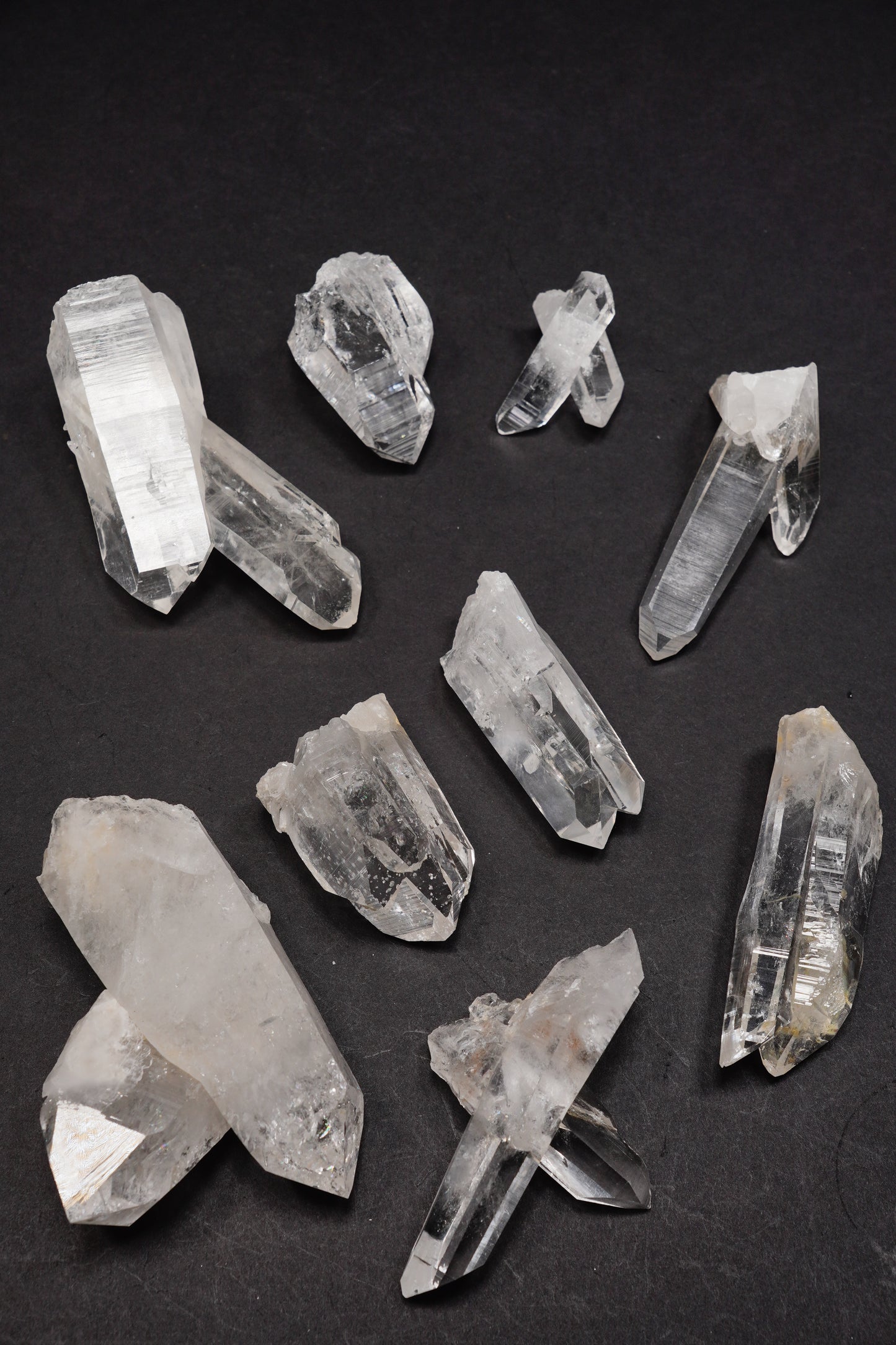 Tantric Twin Super Optical Lemurian Quartz crystal Points (SO-231)