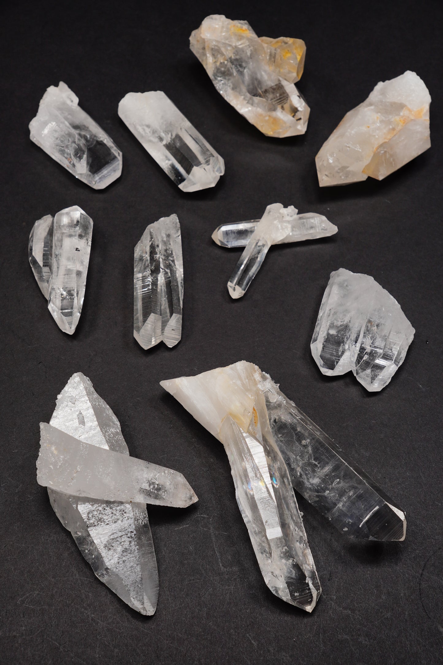 Tantric Twin Super Optical Lemurian Quartz crystal Points (SO-230)