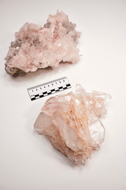 PINK LEMURIAN QUARTZ CLUSTERS MEDIUM SIZE (P-1436) 3.376 G X2 | WHOLESALE LOT