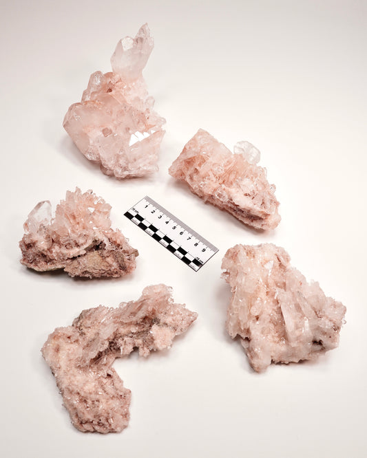 ピンクレムリアンクォーツクラスター（P-）プランティラ