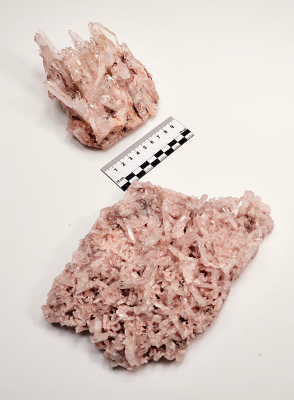 PINK LEMURIAN QUARTZ CLUSTERS MEDIUM SIZE  (P-1450) 1,740 G X2 | WHOLESALE LOT
