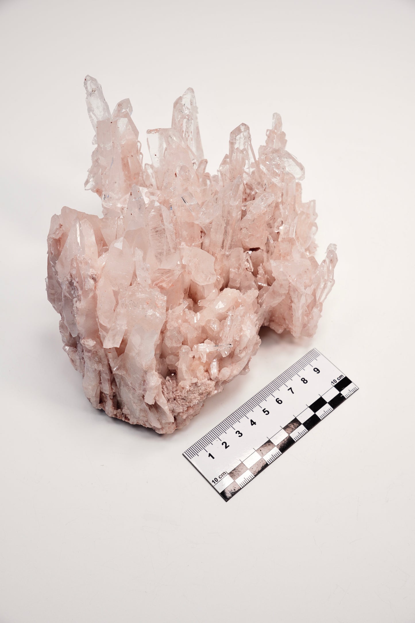 Pink Lemurian Quartz Cluster Large Size (P-1451) 1,892 g