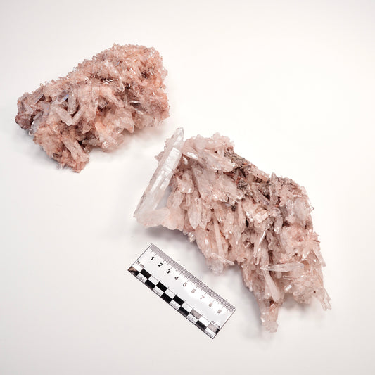 Pink Lemurian Quartz Clusters Large Size (P-1447) 2,464 g