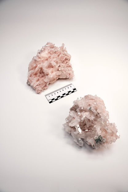 PINK LEMURIAN QUARTZ CLUSTERS MEDIUM SIZE (P-1456) 2,673 G X2 | WHOLESALE LOT