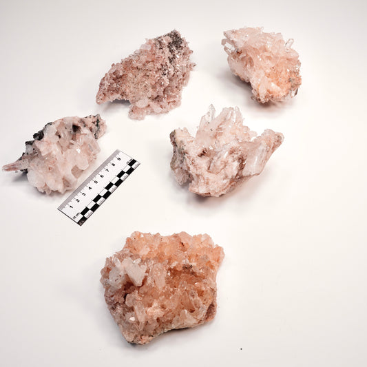 Pink Lemurian Quartz Clusters Small Size (P-1457) 2,759 g