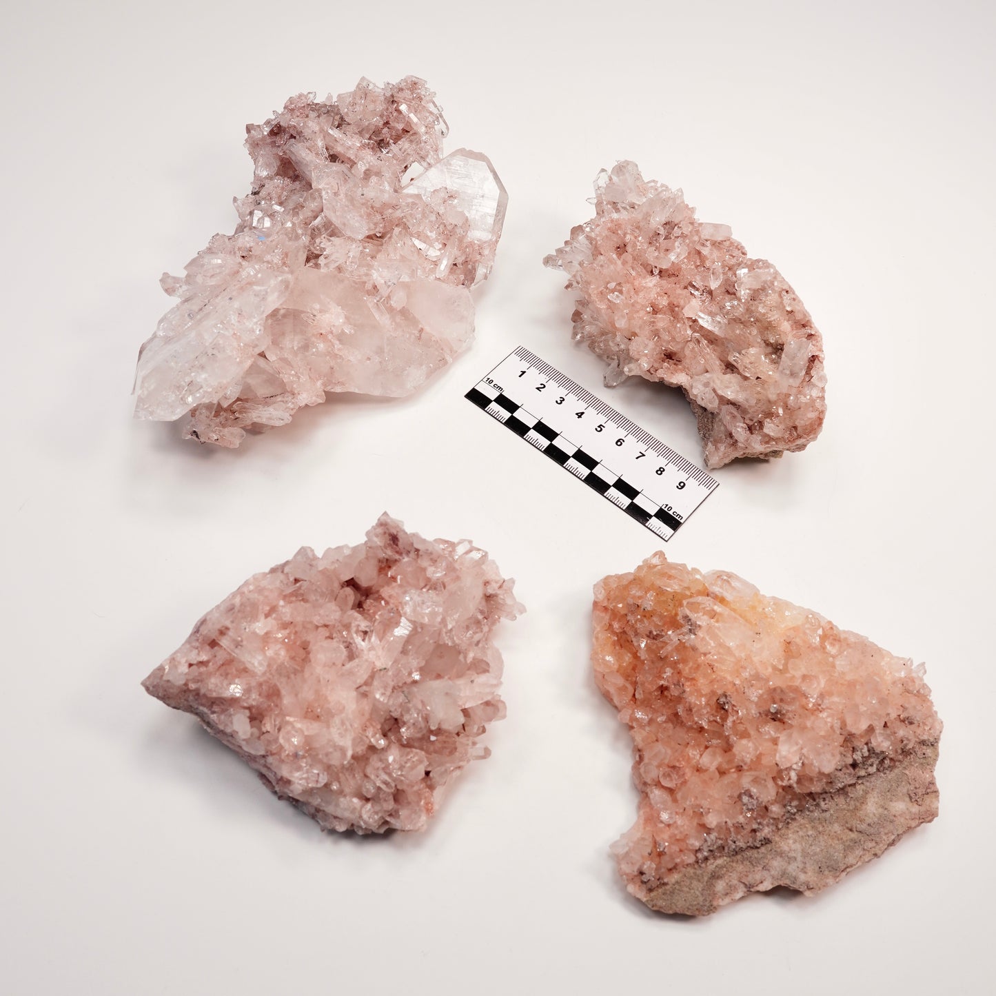 Pink Lemurian Quartz Clusters Medium Size (P-1458) 2554 g