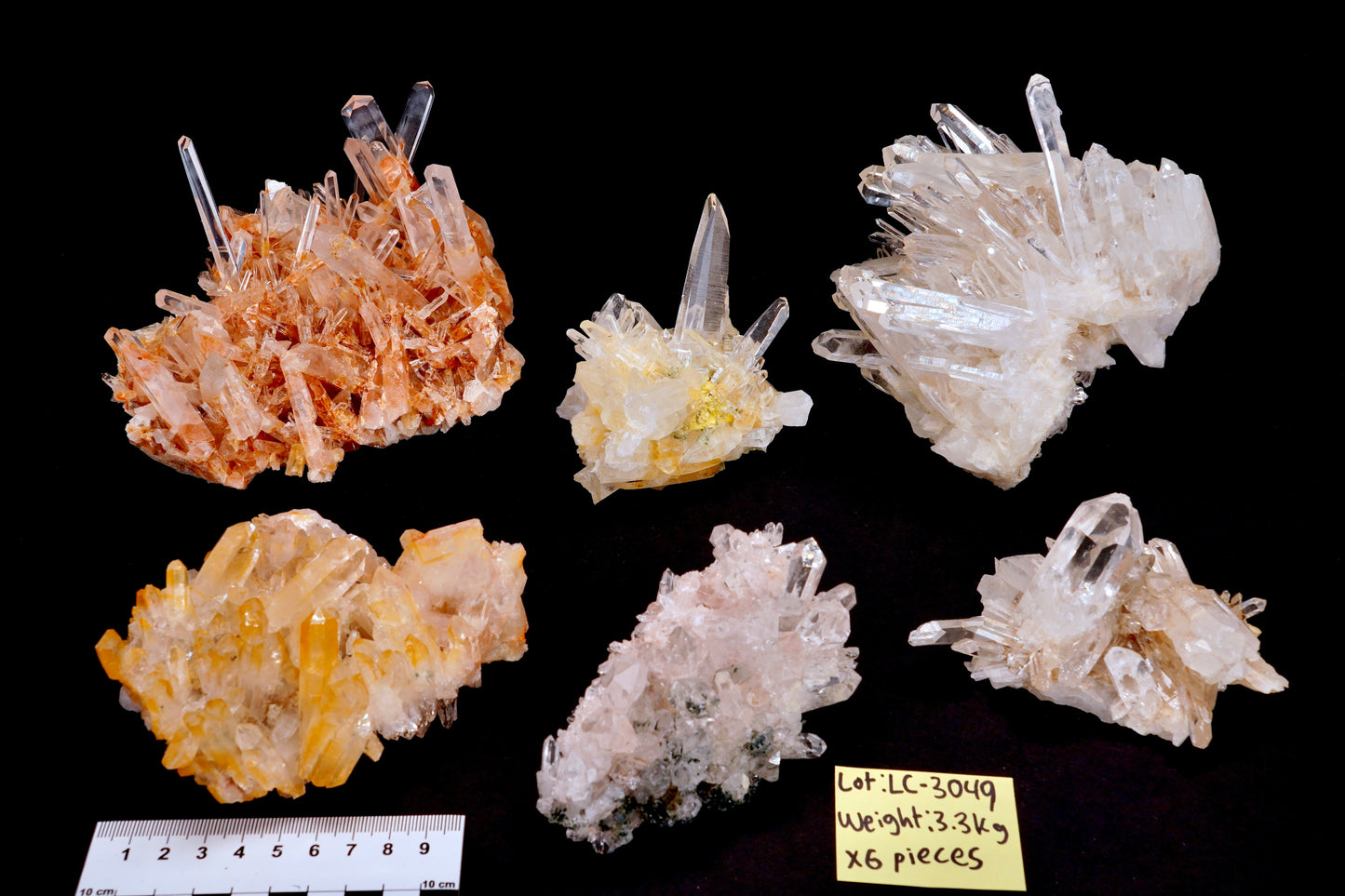 Rainbow Lemurian Quartz Clusters Mixed Selection (LC-3049) | Wholesale Lot | Medium & Small