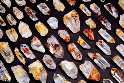 Dragon Fire Lemurian Quartz Crystal Points | BULK (Shop by the Kilo) | Small Size