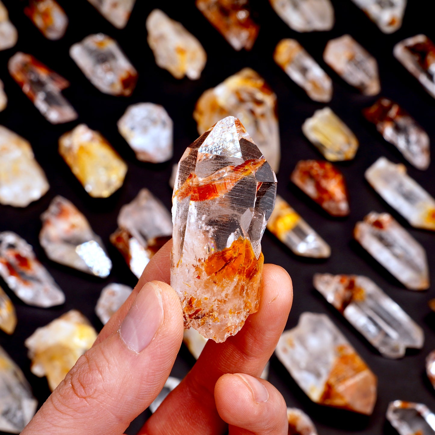 Dragon Fire Lemurian Quartz Crystal Points | BULK (Shop by the Kilo) | Small Size