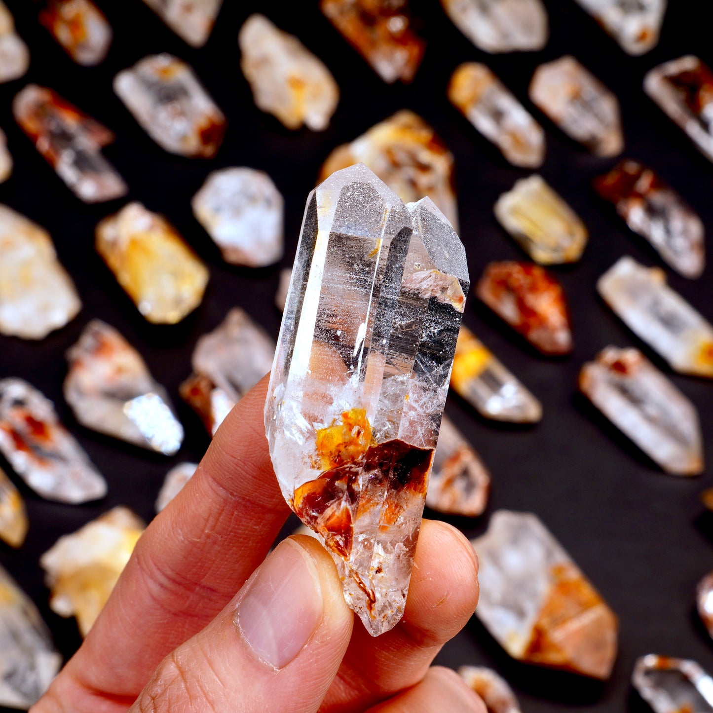Dragon Fire Lemurian Quartz Crystal Points | BULK (Shop by the Kilo) | Small Size