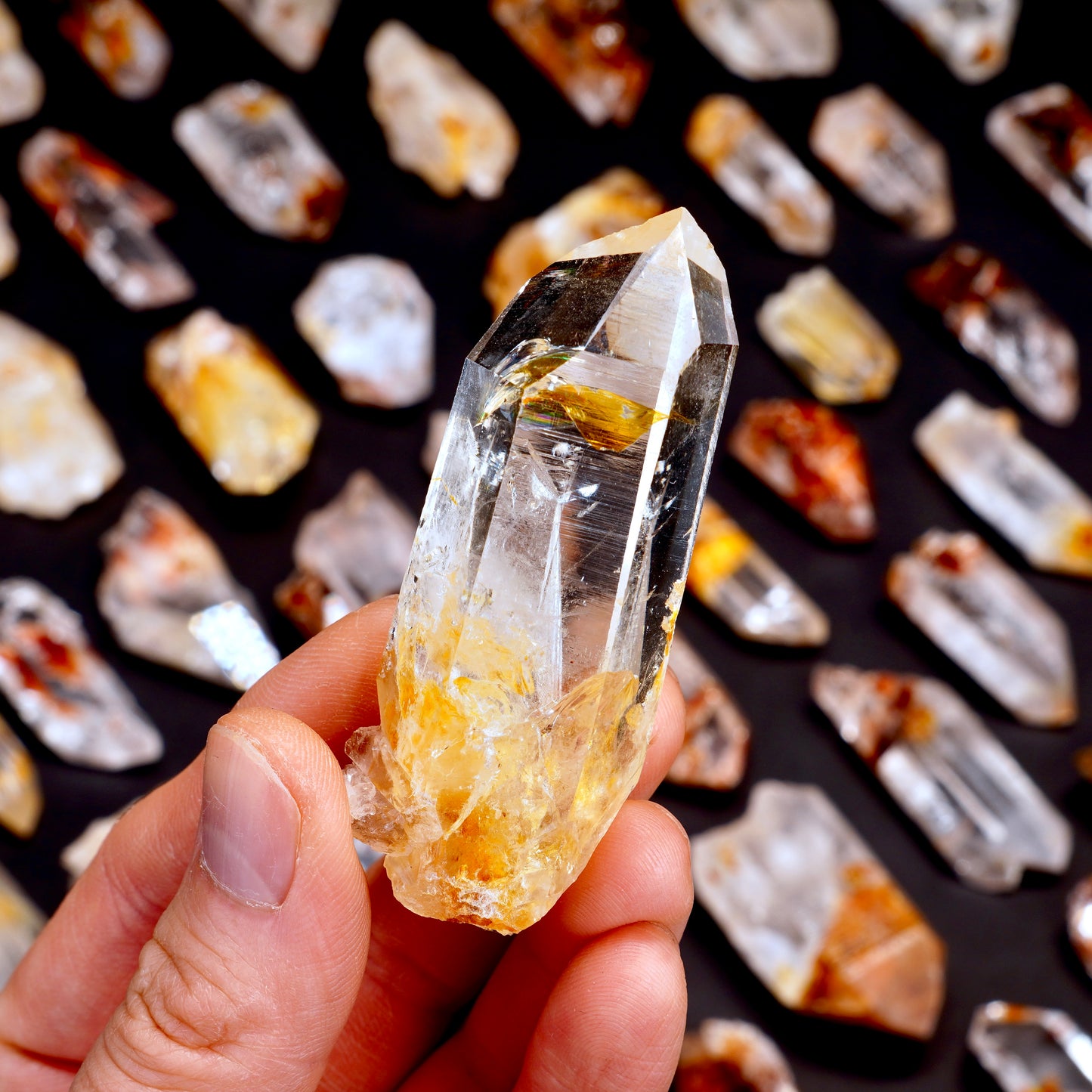 Dragon Fire Lemurian Quartz Crystal Points | BULK (Shop by the Kilo) | Small Size