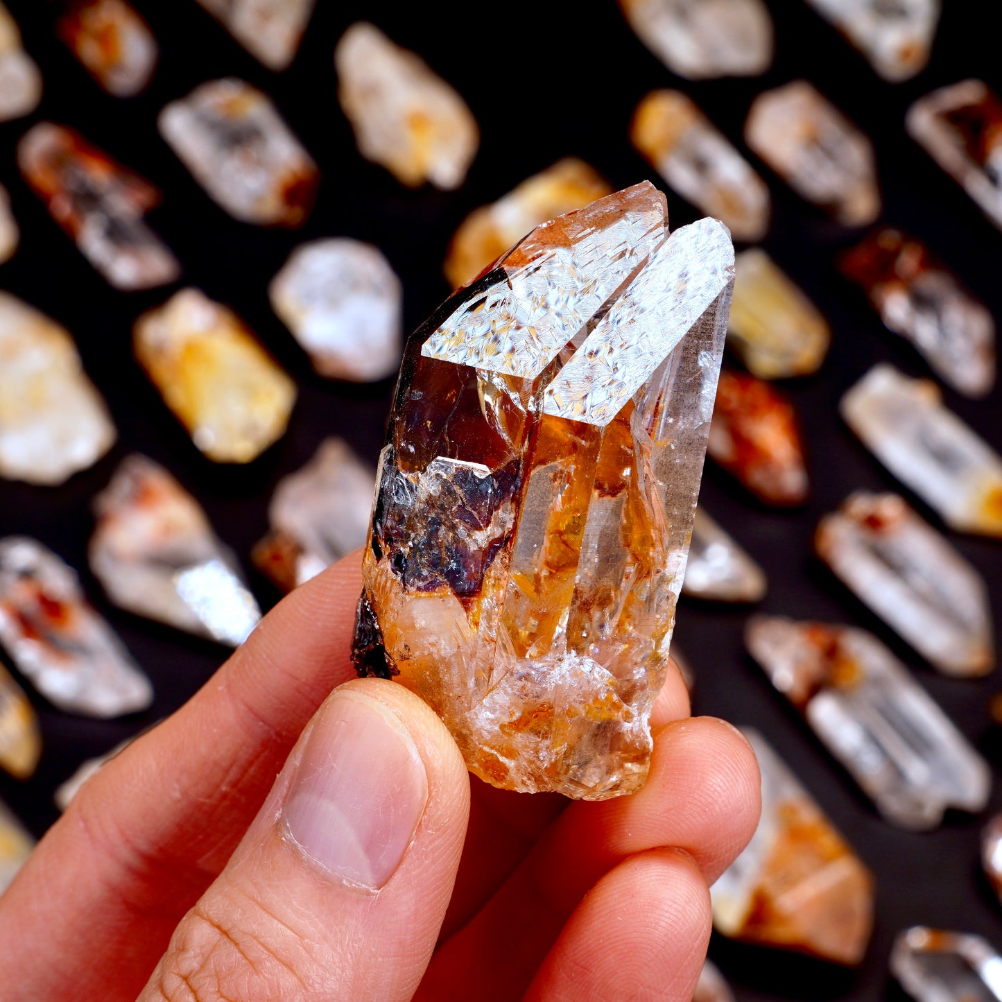 Dragon Fire Lemurian Quartz Crystal Points | BULK (Shop by the Kilo) | Small Size