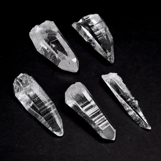 Peñas Blancas Lemurian Quartz Crystal Points (PB-3010) | Wholesale Lot | Medium Size