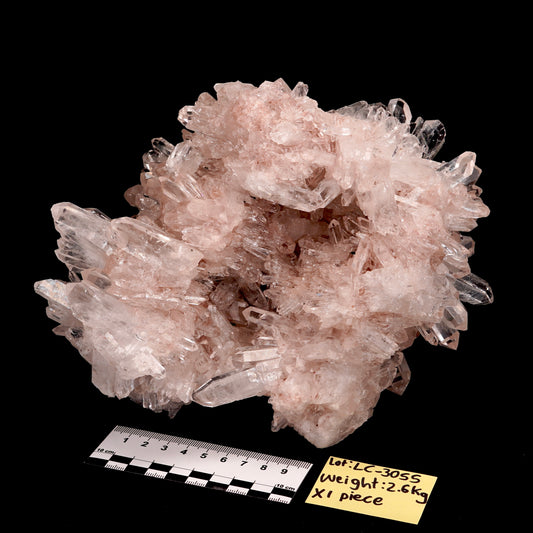 Pink Lemurian Quartz Cluster (LC-3055) | 2635g x1 | Wholesale Lot | Large Size