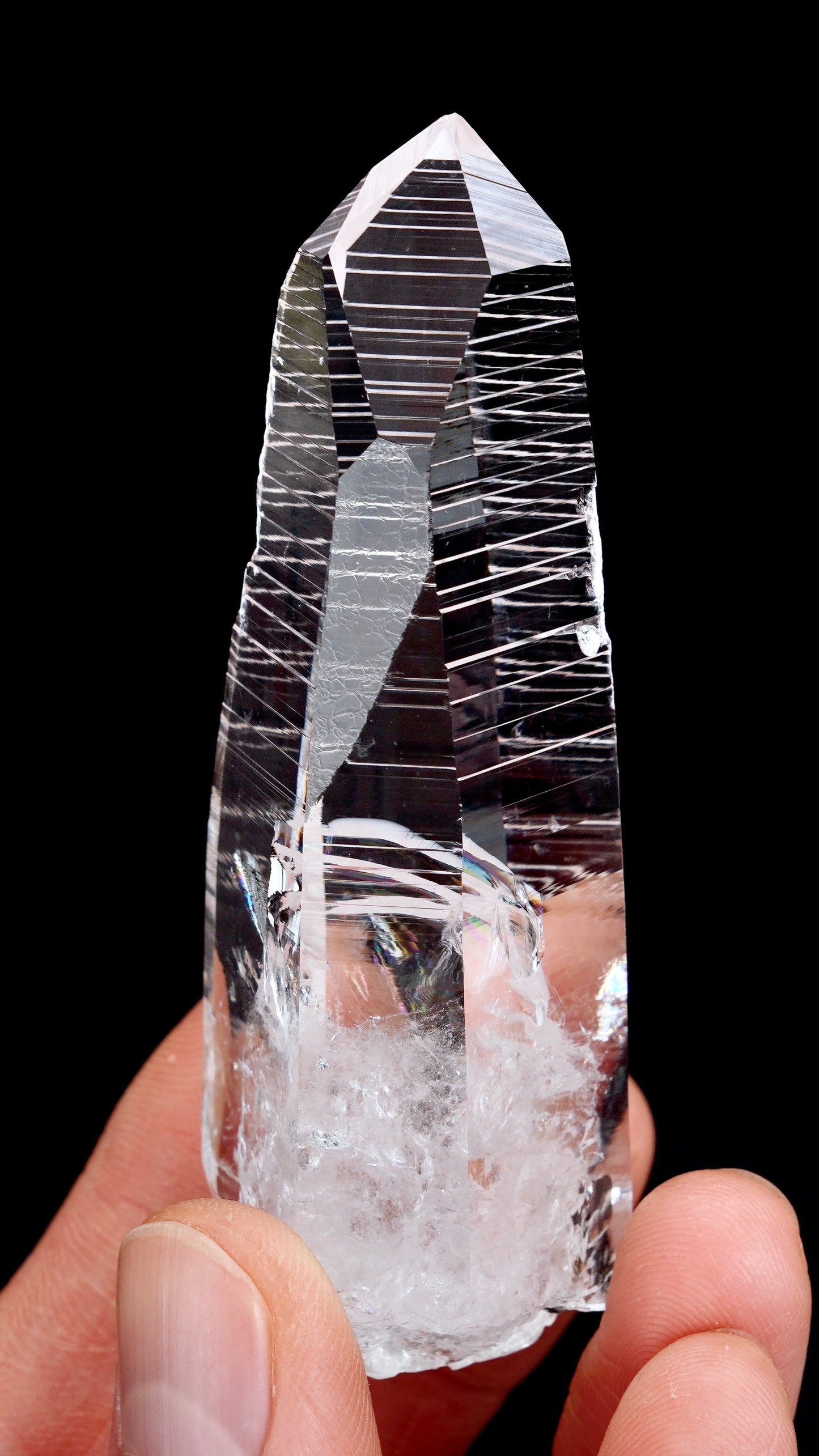 Peñas Blancas Lemurian Quartz Crystal Points (PB-3001) | Wholesale Lot | 325g x7 | Medium & Small Sizes