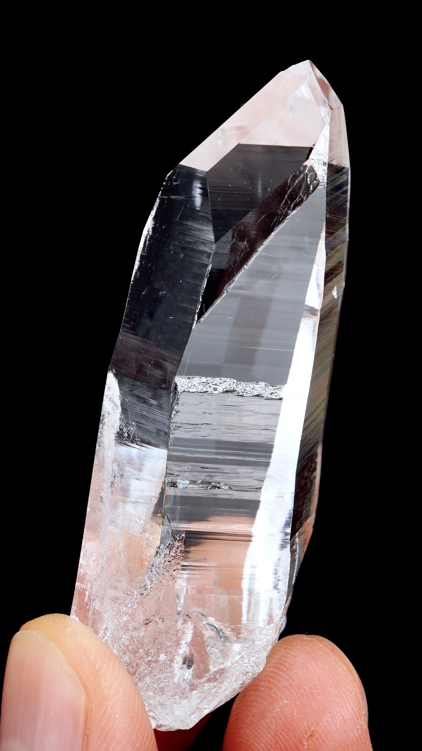 Peñas Blancas Lemurian Quartz Crystal Points (PB-3001) | Wholesale Lot | 325g x7 | Medium & Small Sizes