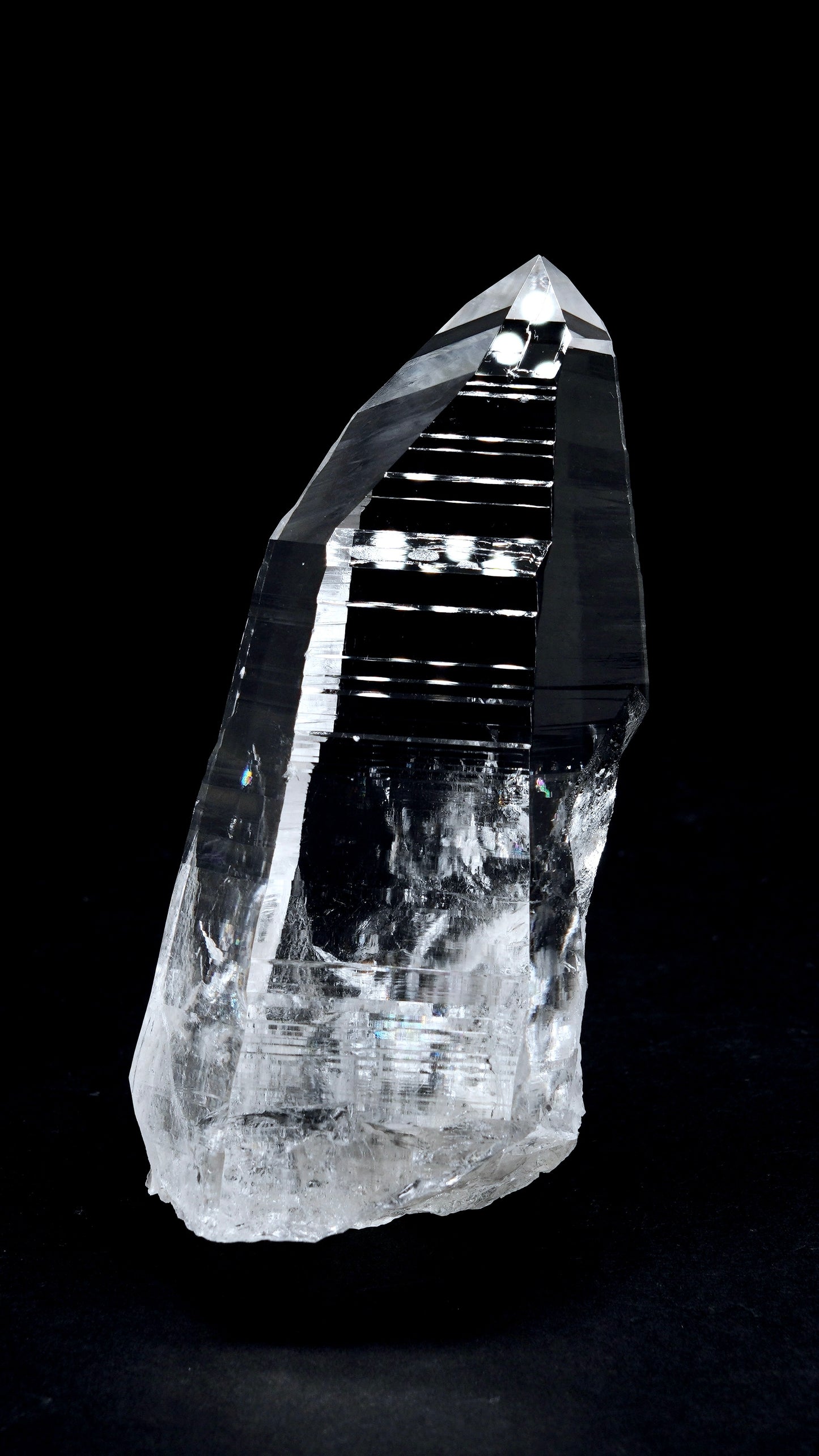 Peñas Blancas Lemurian Quartz Master 9 Sided Crystal (PB-3004) | Wholesale & retail Lot | 345g x1 | Medium Size