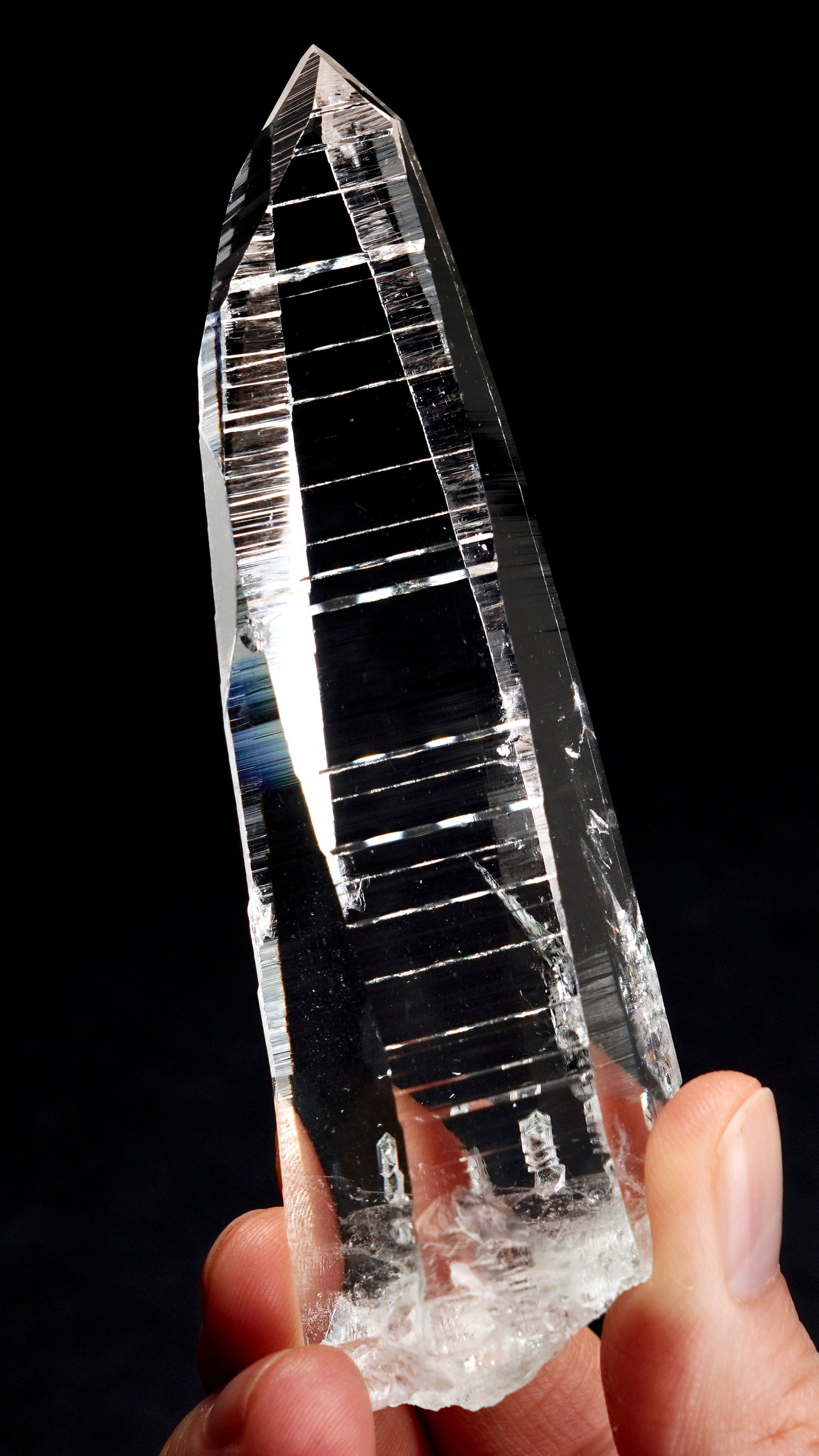 Peñas Blancas Lemurian Quartz Sword of Light Laser (PB-3005) | Wholesale & Retail Lot | 135g x1 | Medium Size