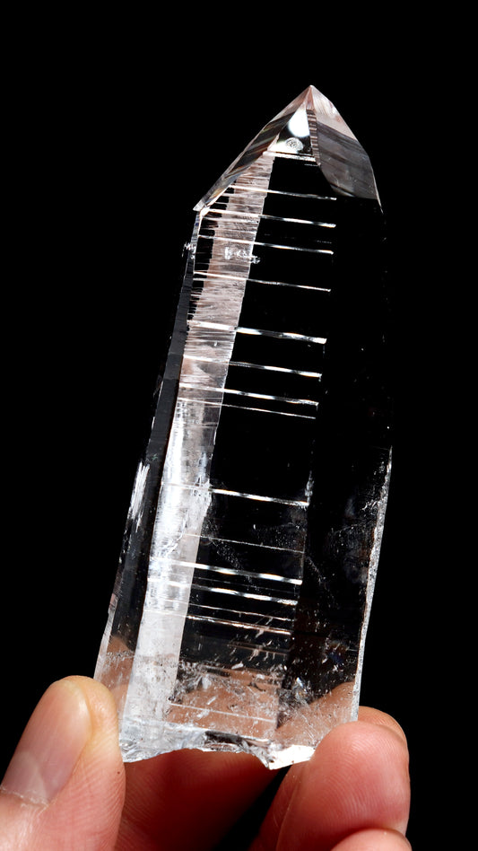 Peñas Blancas Lemurian Quartz Crystal Points (PB-3002) | Wholesale Lot | 420g x5 | Medium & Small Sizes