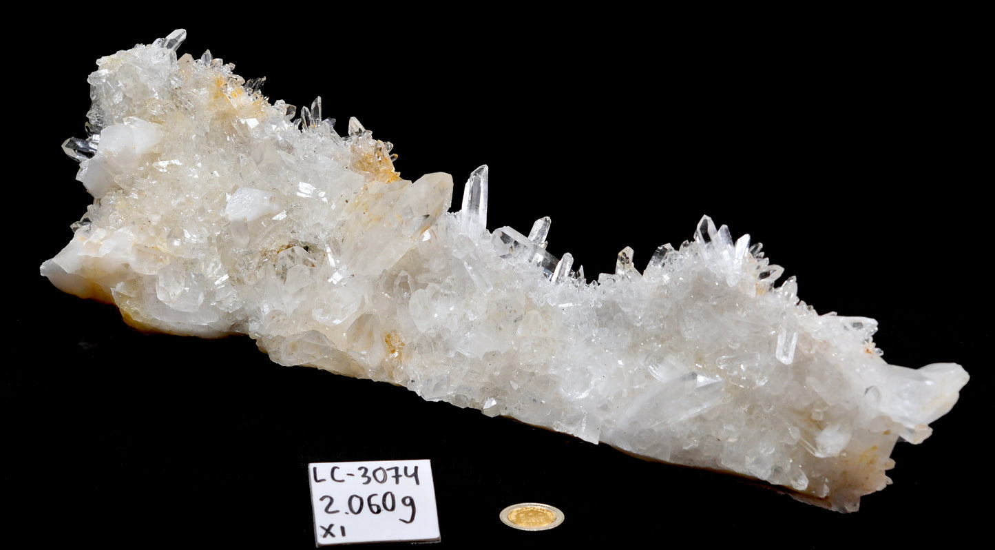 SUPER OPTICAL LEMURIAN QUARTZ CLUSTER (LC-3074) | WHOLESALE LOT | XL SIZE 2060g x1