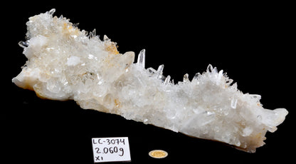 SUPER OPTICAL LEMURIAN QUARTZ CLUSTER (LC-3074) | WHOLESALE LOT | XL SIZE 2060g x1