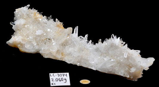 SUPER OPTICAL LEMURIAN QUARTZ CLUSTER (LC-3074) | WHOLESALE LOT | XL SIZE 2060g x1
