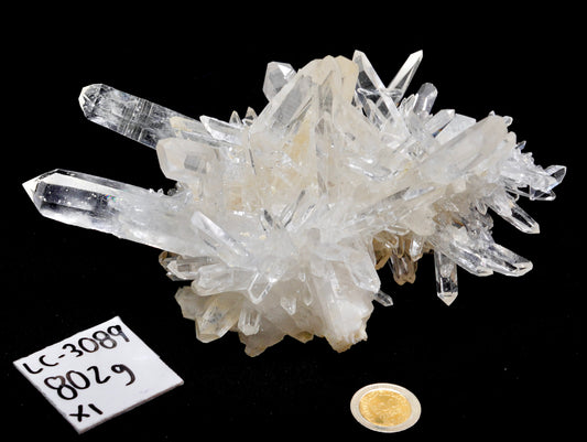 LASER LEMURIAN QUARTZ CLUSTERS (LC-3089) | WHOLESALE LOT | MEDIUM SIZE 802g x1