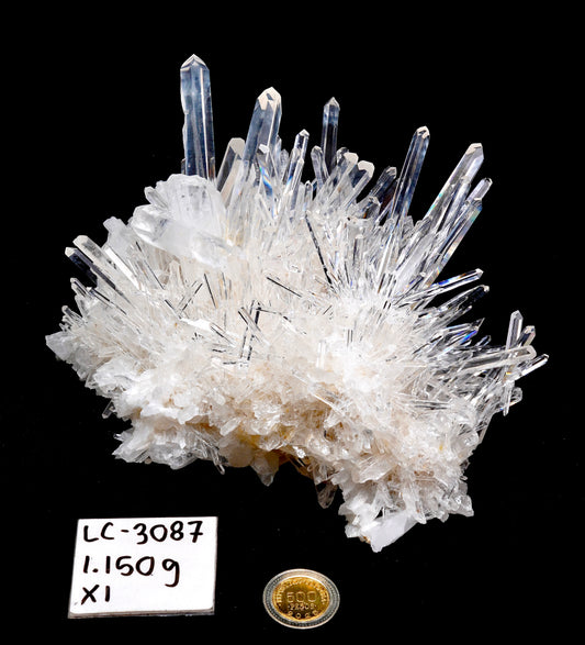 NEEDLE SUPER OPTICAL LEMURIAN QUARTZ CLUSTERS (LC-3087) | WHOLESALE LOT | LARGE SIZE 1150g x1
