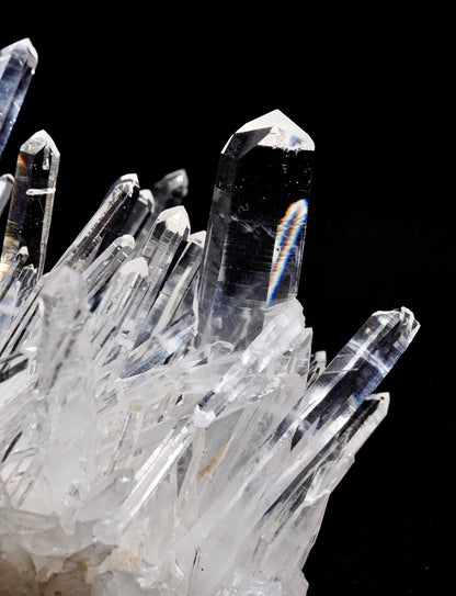 NEEDLE SUPER OPTICAL LEMURIAN QUARTZ CLUSTERS (LC-3084) | WHOLESALE LOT | MEDIUM SIZE 395g x1