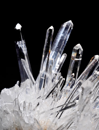 NEEDLE SUPER OPTICAL LEMURIAN QUARTZ CLUSTERS (LC-3084) | WHOLESALE LOT | MEDIUM SIZE 395g x1
