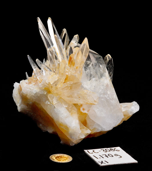LASER LEMURIAN QUARTZ CLUSTERS (LC-3086) | WHOLESALE LOT | MEDIUM SIZE 1170g x1