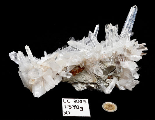 LASER LEMURIAN QUARTZ CLUSTER (LC-3085) | WHOLESALE LOT | LARGE SIZE 1390g x1