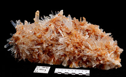 GOLDEN HEALER BLUE SMOKE NEEDLE LEMURIAN QUARTZ CLUSTERS (LC-3090) | WHOLESALE LOT | XL SIZE 7185g x1