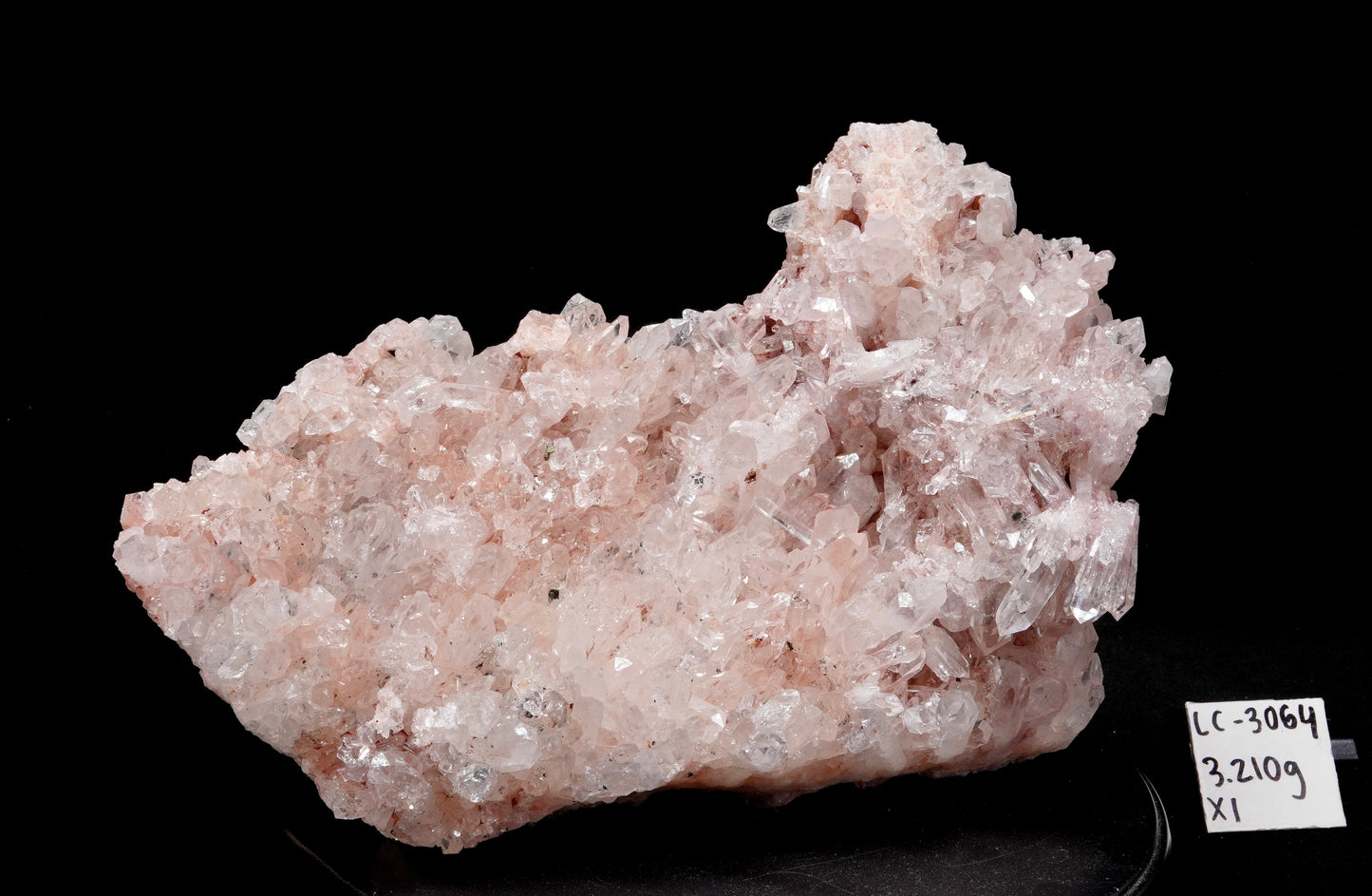 PINK LEMURIAN QUARTZ CLUSTERS (P-3064) | WHOLESALE LOT | XL SIZE 3210g x1