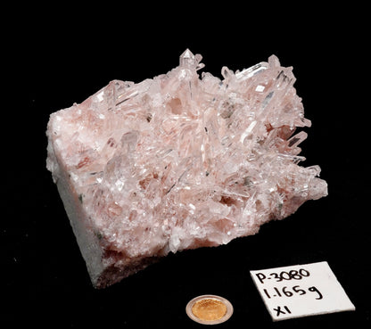 PINK LEMURIAN QUARTZ CLUSTERS (P-3080) | WHOLESALE LOT | MEDIUM SIZE 1165g x1