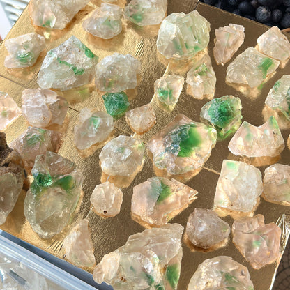 Green Fluorite (Small/Medium Size) by the kilo BULK