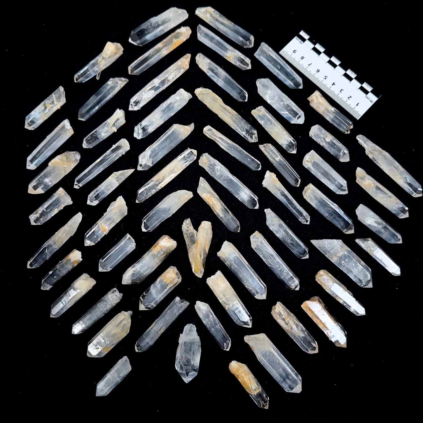 Milton Mine Blue Smoke Lemurian Quartz Crystal Wands WHOLESALE Small Size (BS-200)