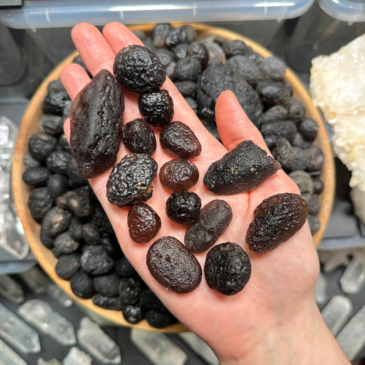 Colombianite Tektite (Small/Medium Size) by the kilo BULK