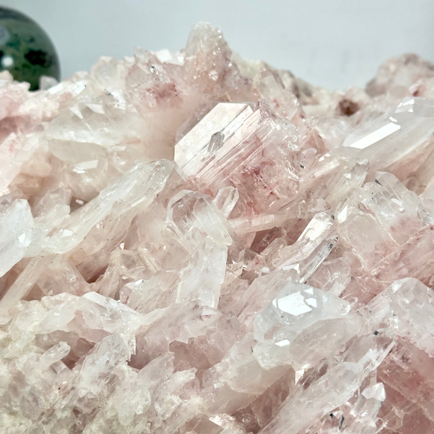 Extra RARE XL Pink Faden Lemurian Quartz Clusters (P-1187)