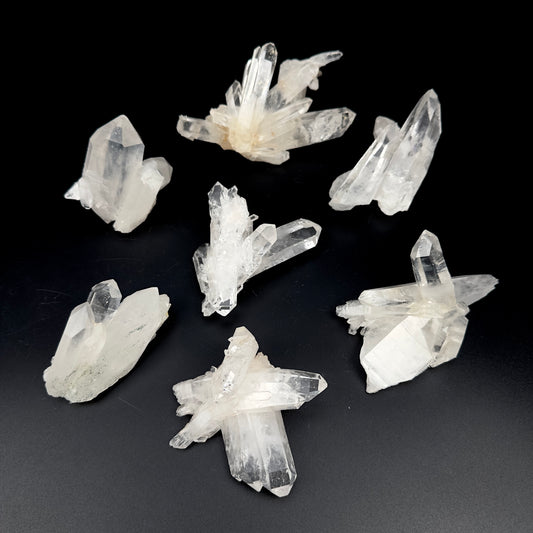 Lemurian Quartz Clusters mixed formations (LC-392)